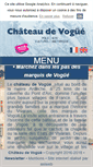 Mobile Screenshot of chateaudevogue.net